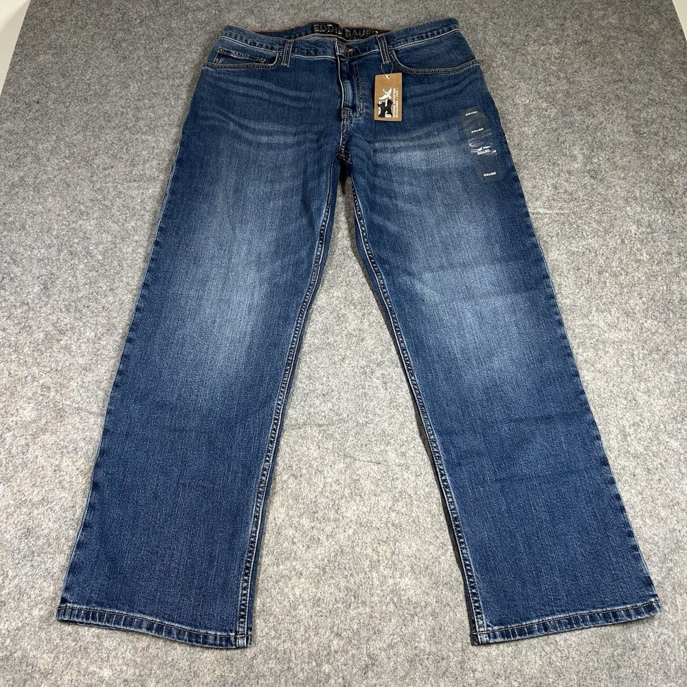 Eddie Bauer Jeans Mens 32X30 Mr. Eddie's Flex Straight Leg Jean Relaxed Fit
